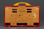 Striking Red Highly Swirled Motorola 50XC Catalin ’Circle-Grille’ Radio